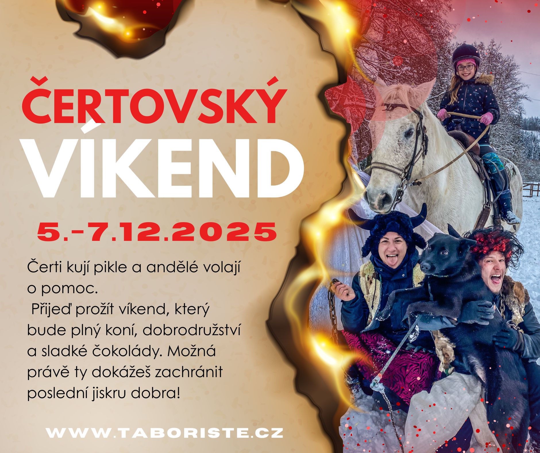 Čertovský víkend na Ranči v údolí