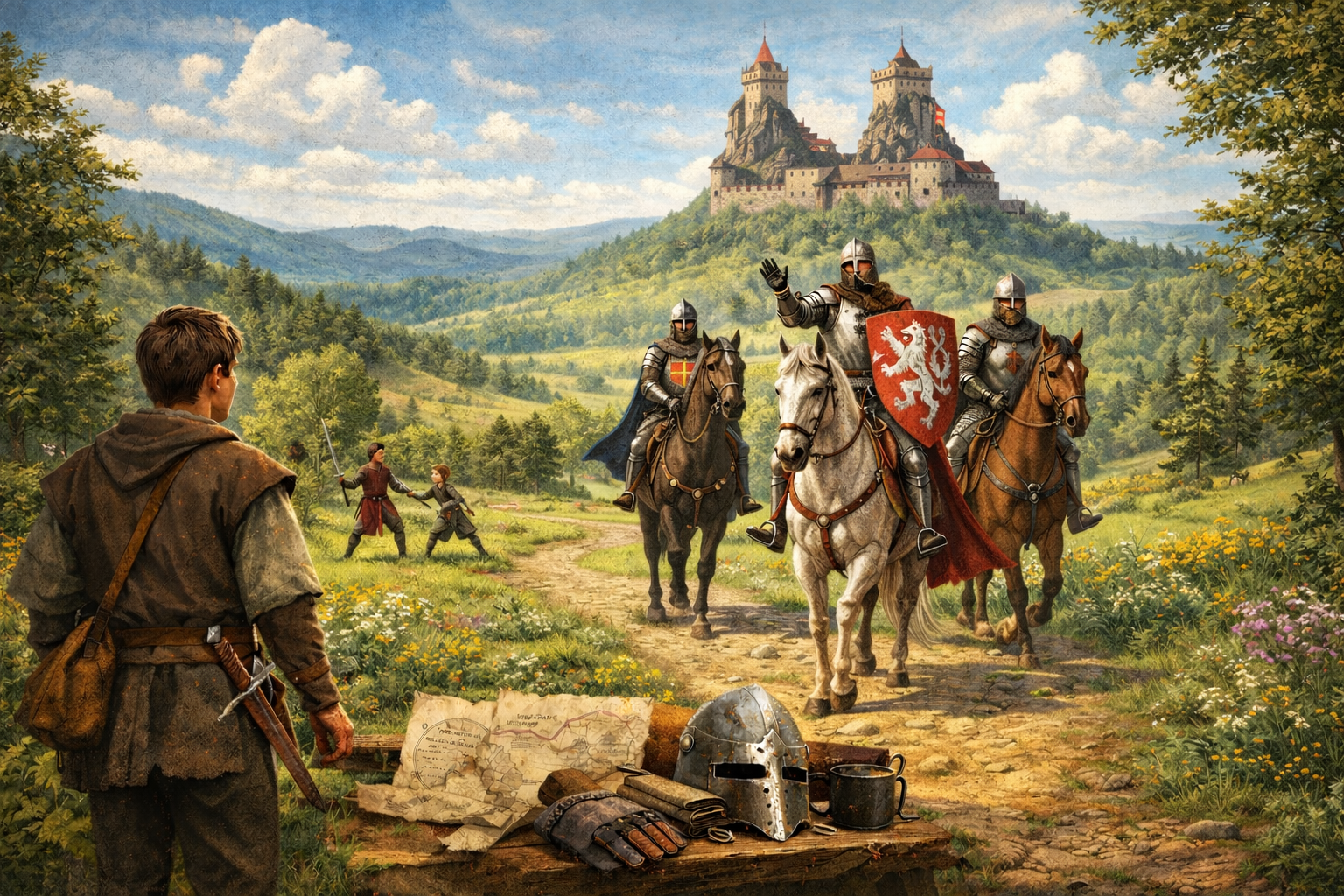 Letní tábor  plný akce a zábavy.